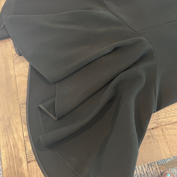 Halston Heritage Black Strapless Flounce Ruffled Skirt - Picture 3 of 8